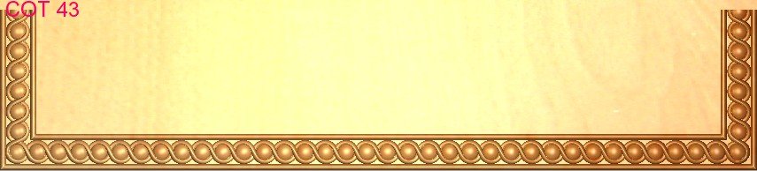 COT DESIGNS - COT-43 Divine Carved Relief CNC Design